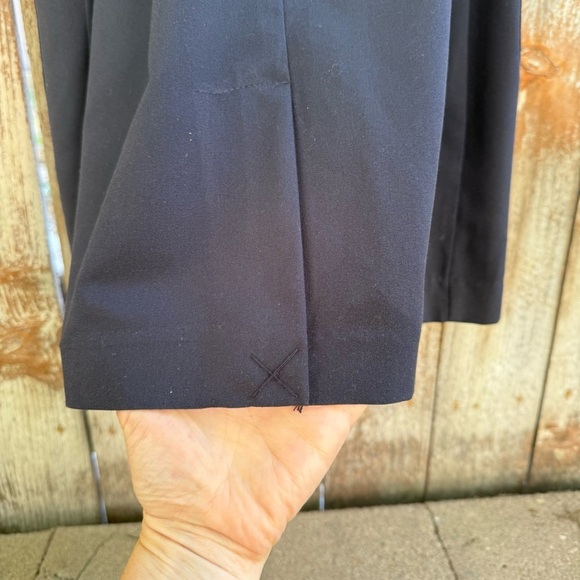 ZAC & RACHEL Women’s Navy Button-Up Sleeveless Pocket Dress Tie Size 14 - Picture 10 of 12